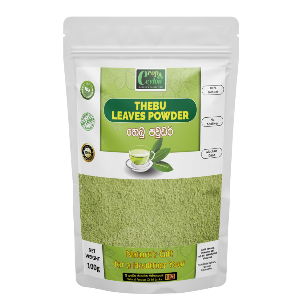Thebu Leaves Powder (Costus speciosus) 100g - Hightags