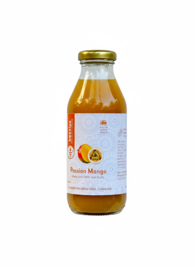 Beezips Natural Passion Mango Juice (RTS Drink) - 375 ml