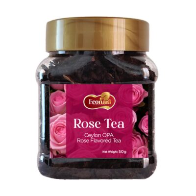 Rose Flavored Ceylon OPA Leaf Tea - Premium Quality