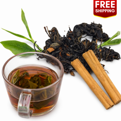 Ceylon Organic Handcrafted Cinnamon Mix Green Tea