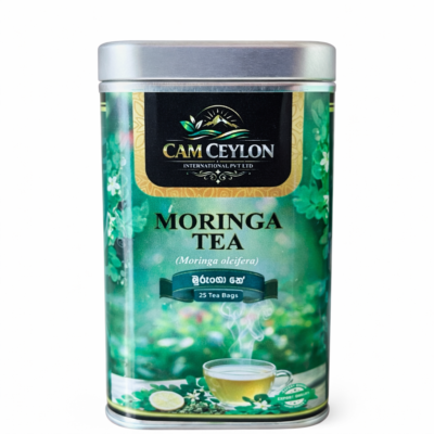 CAM CEYLON Moringa Tea – 25 Premium Tea Bags | 100% Natural Herbal Tea